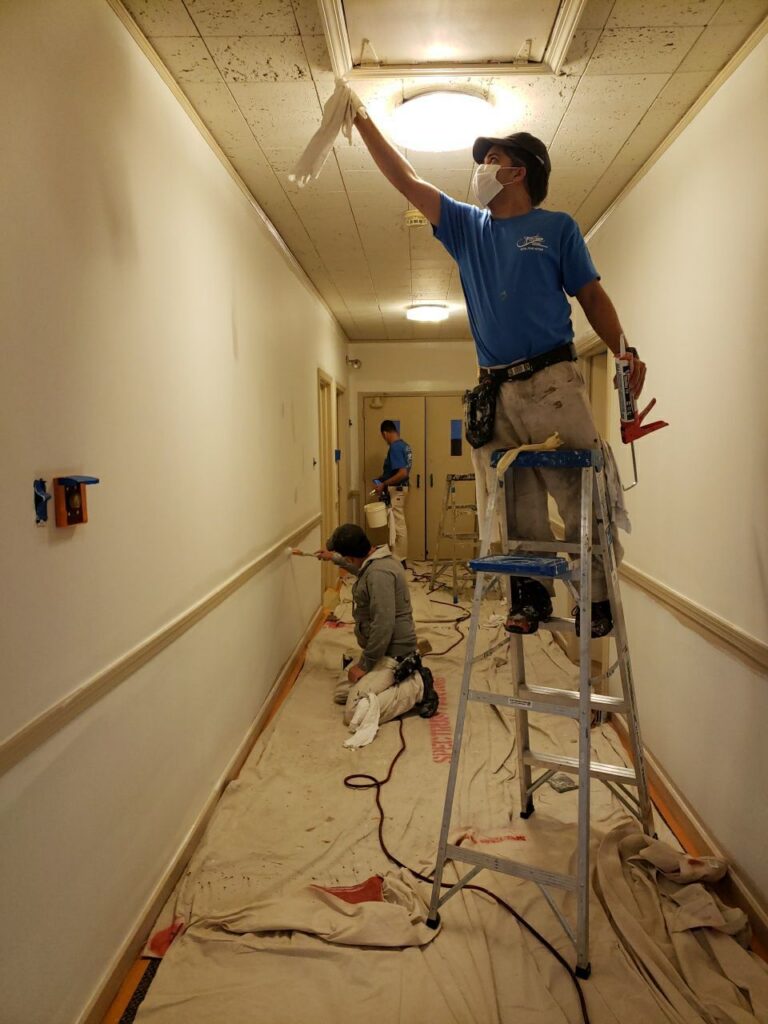 Professional painting done by team
